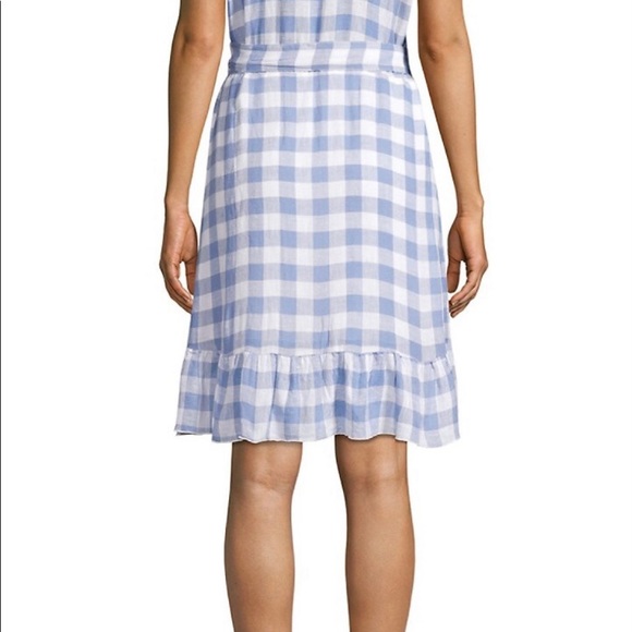 Rails Bridgette Periwinkle & White Wrap Dress Size Small - Picture 3 of 8